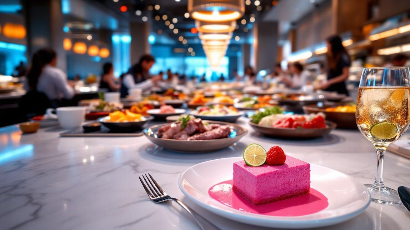 découvrez le plus grand buffet de france avec plus de 200 plats à volonté répartis dans six salles, chacune offrant une ambiance unique. une expérience culinaire inoubliable vous attend !