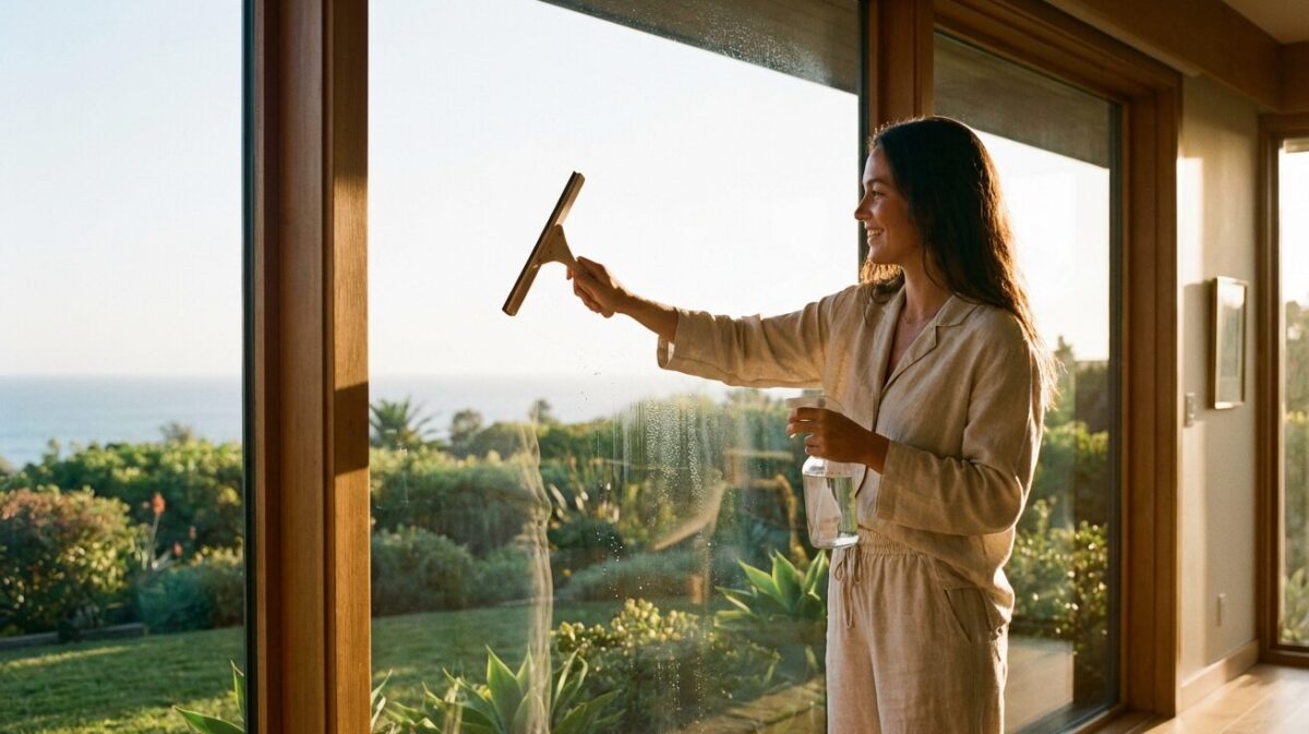 découvrez l'astuce simple et efficace pour nettoyer vos vitres sans laisser de traces ni soucis, et retrouvez une maison éclatante de propreté.